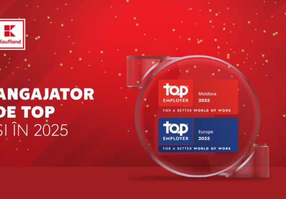 Kaufland ocupă poziția de „Angajator de Top” și în 2025