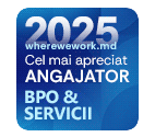 TOP CEI MAI APRECIAȚI ANGAJATORI 2025 BPO&SERVICES