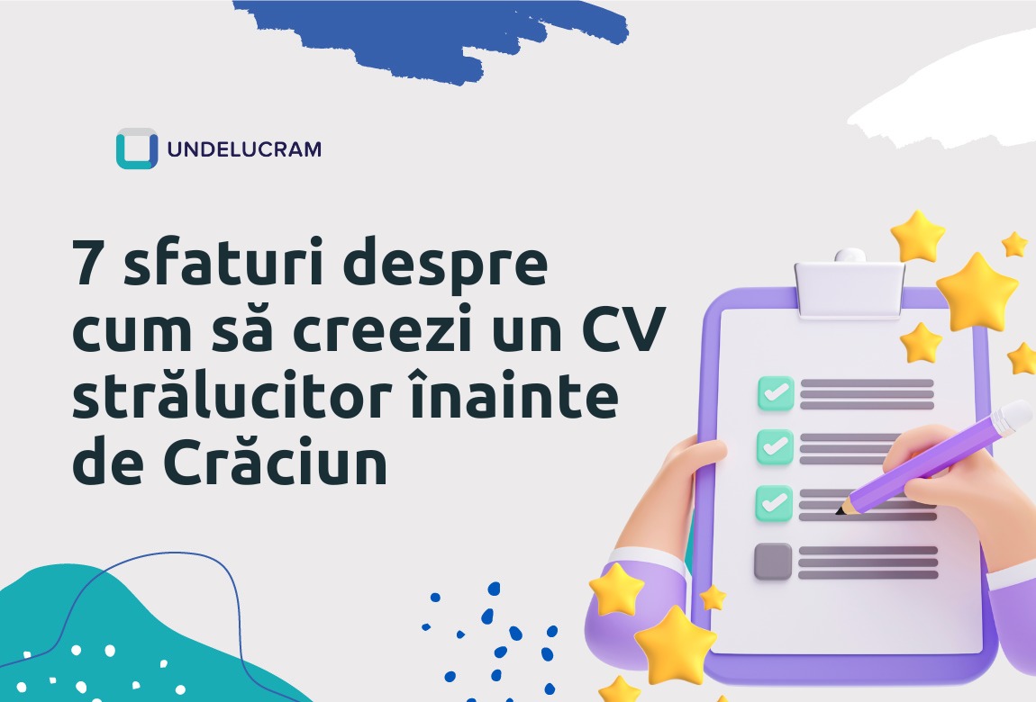 7 sfaturi despre cum să creezi un CV strălucitor înainte de Crăciun 7 sfaturi despre cum să creezi un CV strălucitor înainte de Crăciun