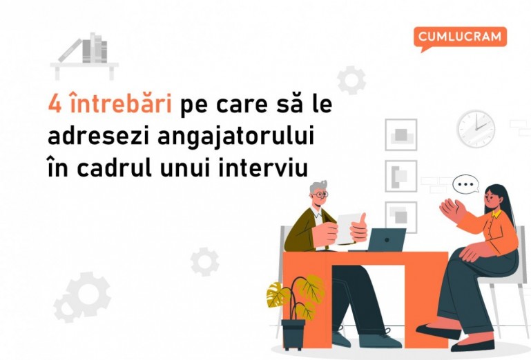 4 întrebări pe care să le adresezi angajatorului în cadrul unui interviu 4 întrebări pe care să le adresezi angajatorului în cadrul unui interviu